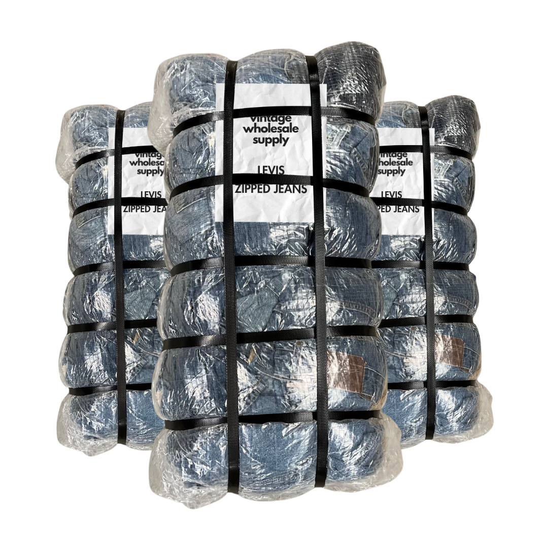 50x Levi's mix code zipped denim jeans wholesale bundle