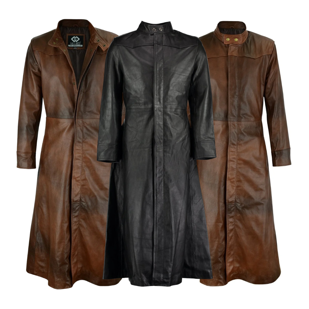 25x leather long coats