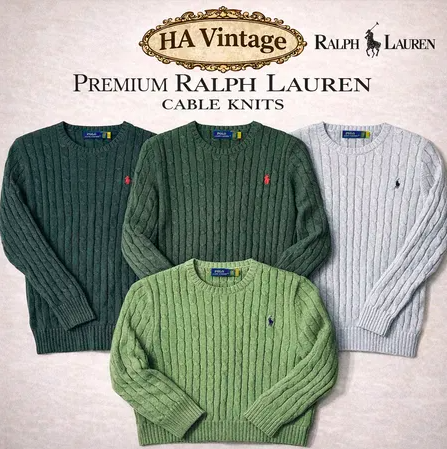 10x Ralph Lauren Cable Knit Jumpers
