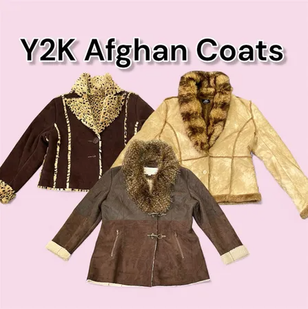 10x Y2K Afghan Coats