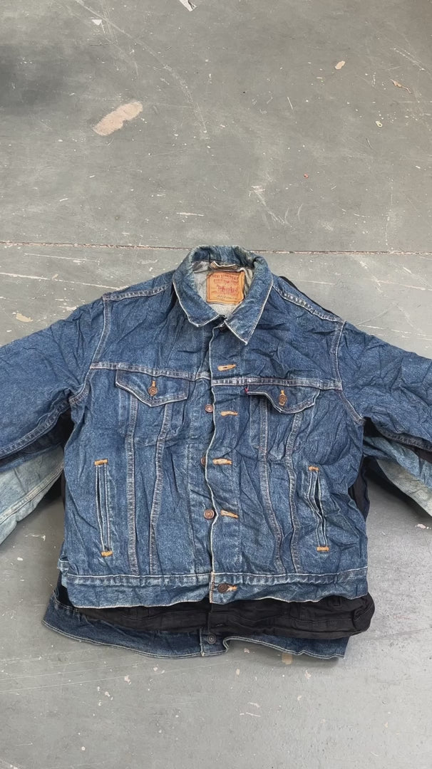10x LEVI'S LEE WRANGLER DENIM JACKETS