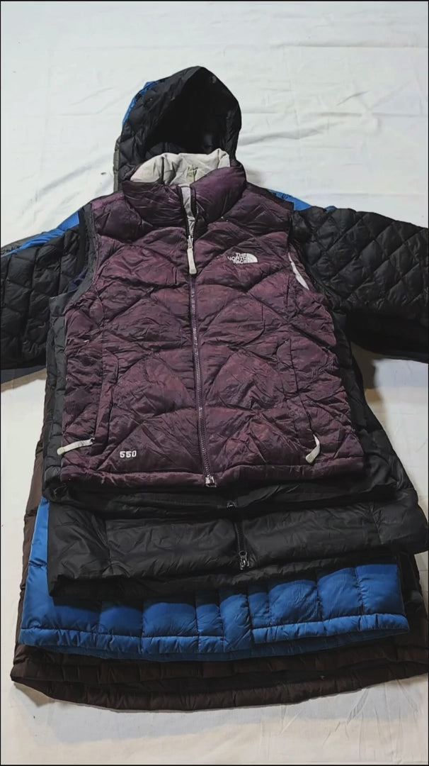10x NORTH FACE PUFFER JACKETS